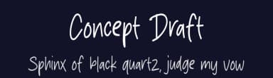 Concept Draft by MJType — Script Handwritten Font — thumbnail 2
