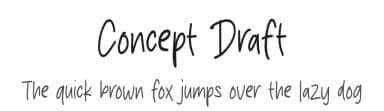 Concept Draft by MJType — Script Handwritten Font — thumbnail 1