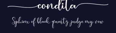 Condita by WDfont — Script Handwritten Font — thumbnail 2