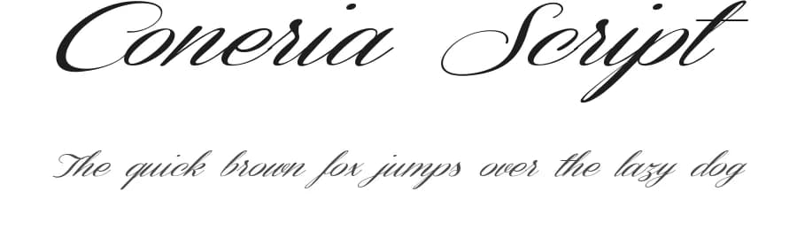 Coneria Script by Måns Grebäck — Script Handwritten Font