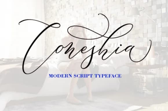 Coneshia Font by YanIndesign — Script Handwritten Font