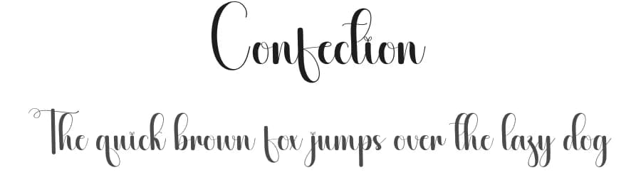 Confection by Scratchones — Script Handwritten Font