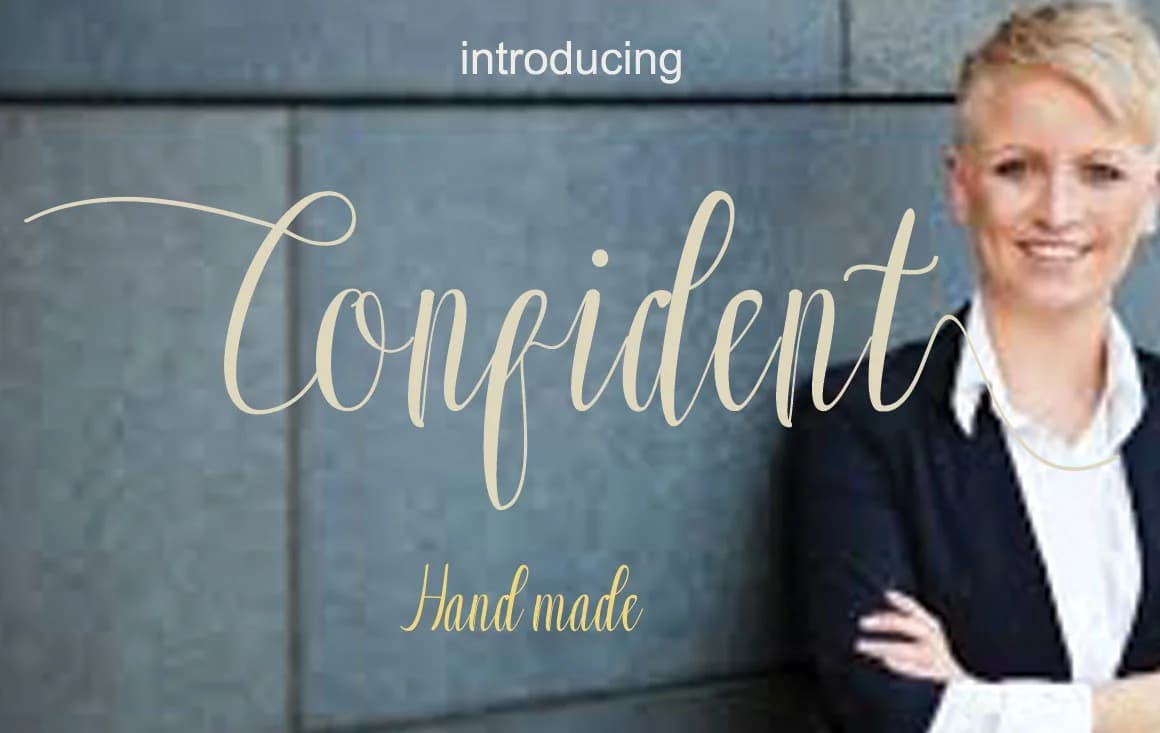 Confident Font by Sinfa.co — Script Handwritten Font