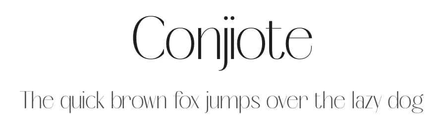 Conjiote by Hishand Studio — Sans Serif Font