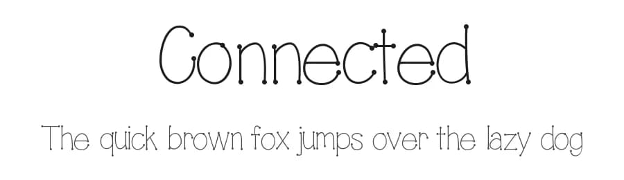 Connected by Vanessa Bays — Script Handwritten Font
