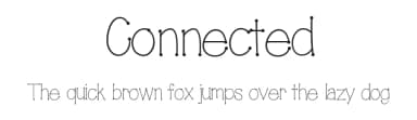Connected by Vanessa Bays — Script Handwritten Font — thumbnail 1