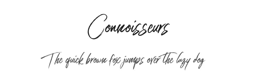 Connoisseurs by Thirtypath — Script Handwritten Font