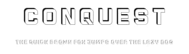 Conquest by Vladimir Nikolic — Sans Serif Font — thumbnail 1