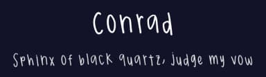 Conrad by surfergirl320 — Script Handwritten Font — thumbnail 2