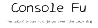 Console Fu by Chase — Script Handwritten Font — thumbnail 1
