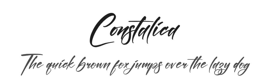 Constalica by Letterena Studios — Script Handwritten Font