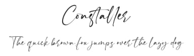 Constaller by Namara Creative — Script Handwritten Font — thumbnail 1