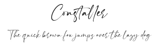 Constaller by Namara Creative — Script Handwritten Font