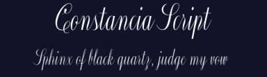 Constancia Script by Pedro Teixeira Foundry — Script Handwritten Font — thumbnail 2