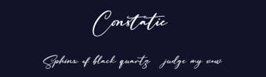 Constatic by Maulana Creative — Script Handwritten Font — thumbnail 2