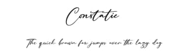 Constatic by Maulana Creative — Script Handwritten Font — thumbnail 1