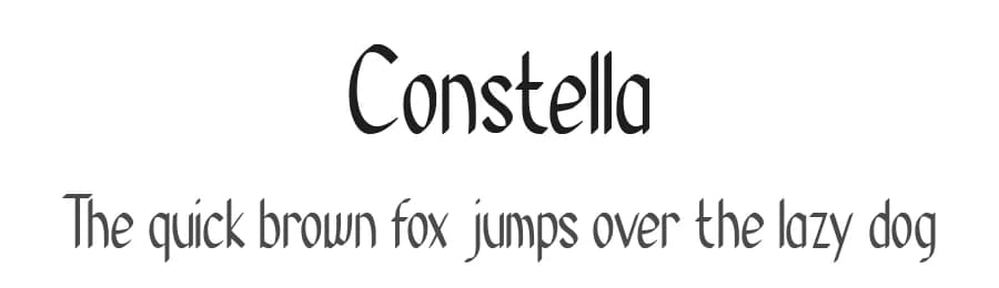 Constella by Eight template Studio — Script Handwritten Font