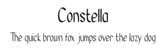Constella by Eight template Studio — Script Handwritten Font