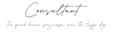 Consultant by RantautypeStudio — Script Handwritten Font — thumbnail 1