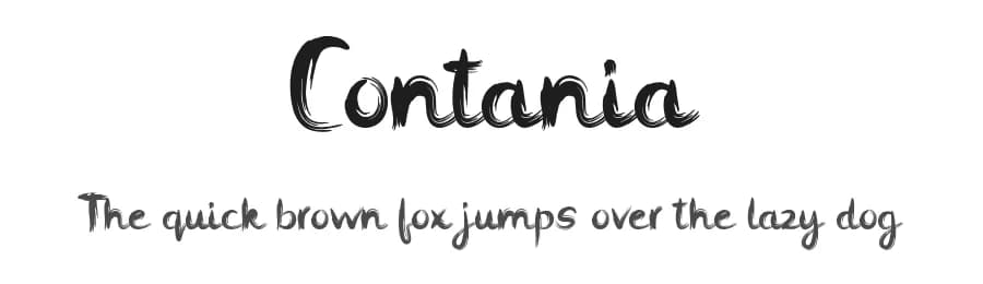 Contania by Marwah Store — Script Handwritten Font