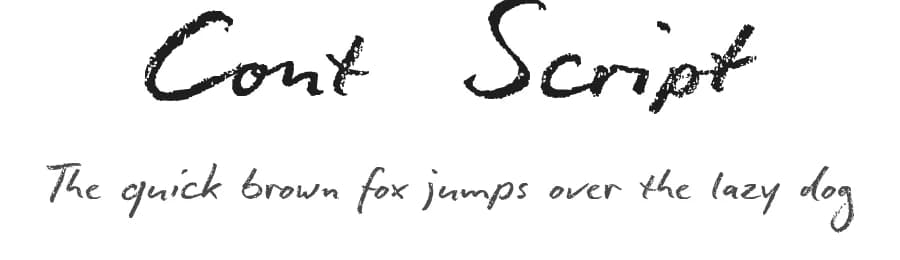 Conté Script by ingoFonts — Script Handwritten Font — preview 1