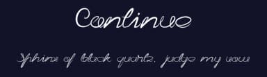 Continue by weknow — Script Handwritten Font — thumbnail 2