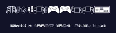 Controllers by Vladimir Nikolic — Dingbats Font — thumbnail 2