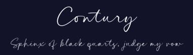 Contury by Lemonthe — Script Handwritten Font — thumbnail 2