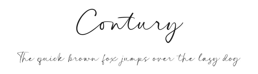 Contury by Lemonthe — Script Handwritten Font — preview 1