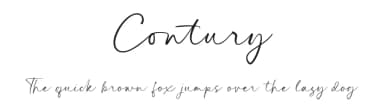 Contury by Lemonthe — Script Handwritten Font — thumbnail 1