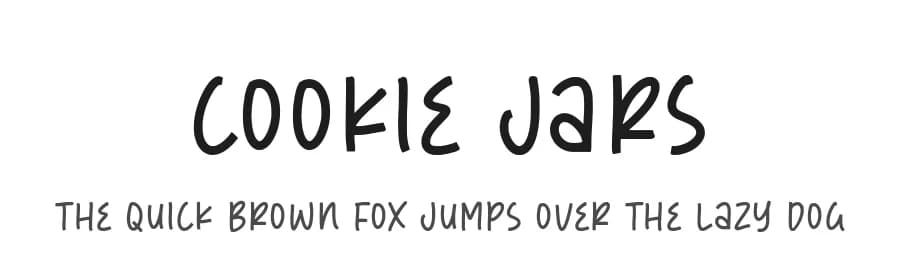 Cookie Jars by Balpirick Studio — Script Handwritten Font