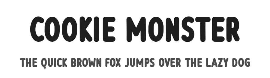 Cookie Monster by Hanna Bie — Script Handwritten Font