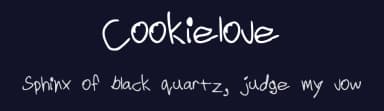 Cookielove by Helena Mikos — Script Handwritten Font — thumbnail 2