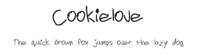 Cookielove by Helena Mikos — Script Handwritten Font — thumbnail 1