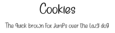 Cookies by Etik Fatimah — Script Handwritten Font — thumbnail 1