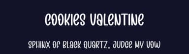 Cookies Valentine by Scratchones — Script Handwritten Font — thumbnail 2