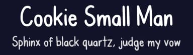 Cookie Small Man by Bakedbeanst — Script Handwritten Font — thumbnail 2