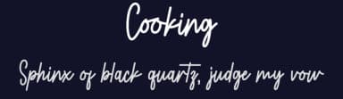 Cooking by Wahyu Studio — Script Handwritten Font — thumbnail 2