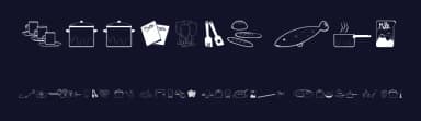 Cooking Set by dcoxy - Greg Medina — Dingbats Font — thumbnail 2