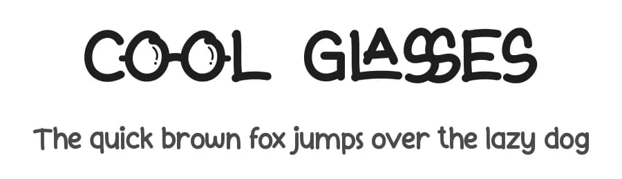 Cool Glasses by Edric Studio — Script Handwritten Font