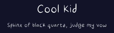 Cool Kid by Graevie Boatte — Script Handwritten Font — thumbnail 2