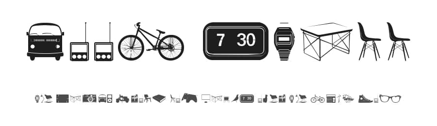 Cool Stuff by Didik Pratikno — Dingbats Font