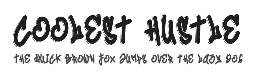 Coolest Hustle by Cikareotype Studio — Script Handwritten Font