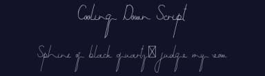 Cooling Down Script by Edric Studio — Script Handwritten Font — thumbnail 2