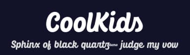 CoolKids by SevenType — Script Handwritten Font — thumbnail 2