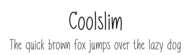 Coolslim by SddStudio1988 — Script Handwritten Font — thumbnail 1