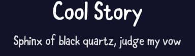 Cool Story by Peter Olexa — Script Handwritten Font — thumbnail 2