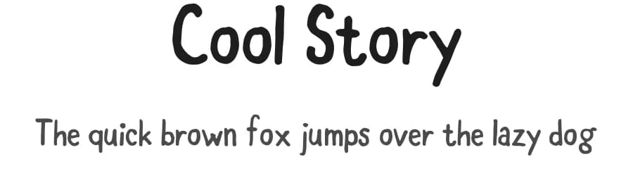 Cool Story by Peter Olexa — Script Handwritten Font