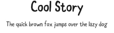 Cool Story by Peter Olexa — Script Handwritten Font — thumbnail 1