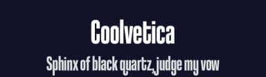 Coolvetica by Typodermic Fonts — Sans Serif Font — thumbnail 2